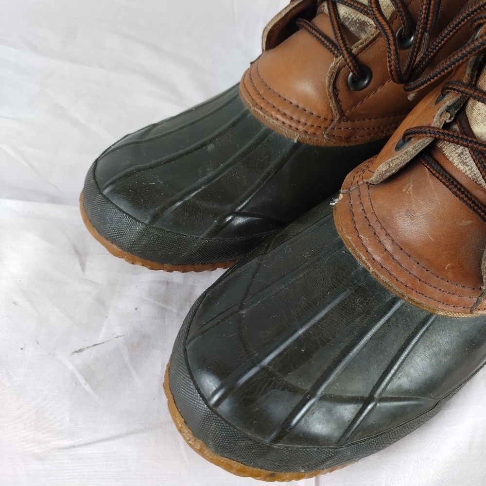 Mack Duck Boots Men's Size 10 Waterproof Leather Upper Rope String Outdoors - Picture 3 of 13